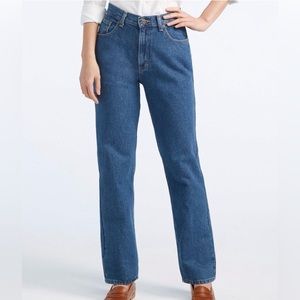 Like New L.L. Bean VTG Original Fit Boyfriend high-Rise Straight Jeans